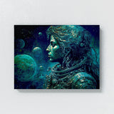 Trippy Psychedelic Astronaut 61 Wall Art