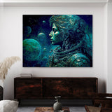 Trippy Psychedelic Astronaut 61 Wall Art