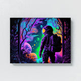 Trippy Psychedelic Astronaut 69 Wall Art