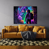 Trippy Psychedelic Astronaut 69 Wall Art