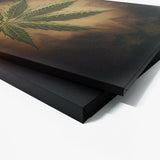 Trippy Psychedelic Cannabis Leaf 65 Wall Art