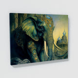 Trippy Psychedelic Elephant 106 Wall Art