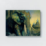Trippy Psychedelic Elephant 106 Wall Art