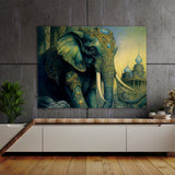 Trippy Psychedelic Elephant 106 Wall Art