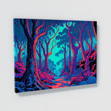 Trippy Psychedelic Forest 34 Wall Art
