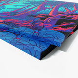 Trippy Psychedelic Forest 34 Wall Art