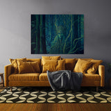 Trippy Psychedelic Forest 36 Wall Art