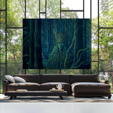 Trippy Psychedelic Forest 36 Wall Art