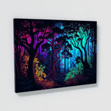 Trippy Psychedelic Forest 46 Wall Art