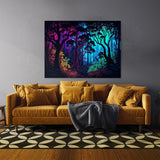 Trippy Psychedelic Forest 46 Wall Art