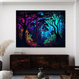 Trippy Psychedelic Forest 46 Wall Art