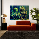 Trippy Psychedelic Frogs 63 Wall Art