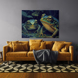 Trippy Psychedelic Frogs 64 Wall Art