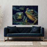 Trippy Psychedelic Frogs 64 Wall Art