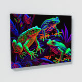Trippy Psychedelic Frogs 72 Wall Art