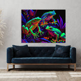 Trippy Psychedelic Frogs 72 Wall Art