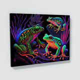 Trippy Psychedelic Frogs 73 Wall Art