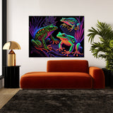 Trippy Psychedelic Frogs 73 Wall Art