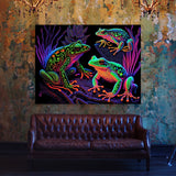 Trippy Psychedelic Frogs 73 Wall Art