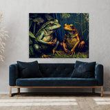 Trippy Psychedelic Frogs 74 Wall Art