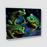 Trippy Psychedelic Frogs 75 Wall Art