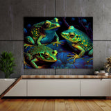 Trippy Psychedelic Frogs 75 Wall Art