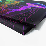 Trippy Psychedelic Jellyfish 37 Wall Art