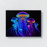 Trippy Psychedelic Jellyfish 38 Wall Art