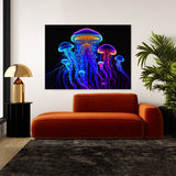 Trippy Psychedelic Jellyfish 38 Wall Art