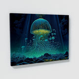 Trippy Psychedelic Jellyfish 40 Wall Art