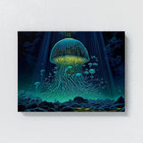 Trippy Psychedelic Jellyfish 40 Wall Art