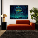 Trippy Psychedelic Jellyfish 40 Wall Art