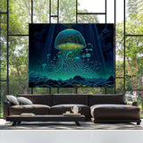 Trippy Psychedelic Jellyfish 40 Wall Art
