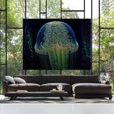 Trippy Psychedelic Jellyfish 41 Wall Art