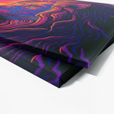 Trippy Psychedelic Lion 48 Wall Art