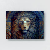 Trippy Psychedelic Lion 50 Wall Art