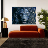Trippy Psychedelic Lion 51 Wall Art