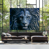 Trippy Psychedelic Lion 51 Wall Art