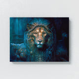 Trippy Psychedelic Lion 52 Wall Art