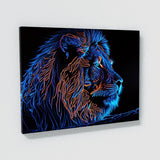 Trippy Psychedelic Lion 57 Wall Art