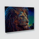 Trippy Psychedelic Lion 59 Wall Art