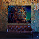 Trippy Psychedelic Lion 59 Wall Art
