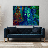 Trippy Psychedelic Lsd Trip 84 Wall Art