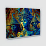Trippy Psychedelic Magic Mush Trip 81 Wall Art