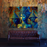 Trippy Psychedelic Magic Mush Trip 81 Wall Art