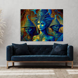 Trippy Psychedelic Magic Mush Trip 81 Wall Art