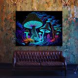 Trippy Psychedelic Mushroom 19 Wall Art