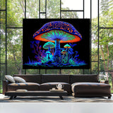 Trippy Psychedelic Mushroom 24 Wall Art