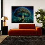 Trippy Psychedelic Mushroom 26 Wall Art