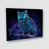 Trippy Psychedelic Owl Trip 83 Wall Art
